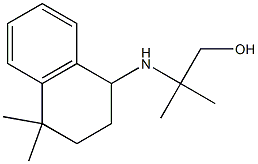 2-[(4,4-dimethyl-1,2,3,4-tetrahydronaphthalen-1-yl)amino]-2-methylpropan-1-ol Struktur