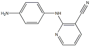 2-[(4-aminophenyl)amino]nicotinonitrile Struktur