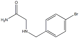 2-[(4-bromobenzyl)amino]acetamide Struktur