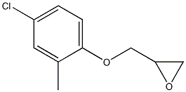 2-[(4-chloro-2-methylphenoxy)methyl]oxirane Struktur