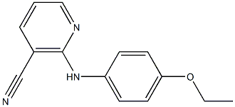 2-[(4-ethoxyphenyl)amino]nicotinonitrile Struktur