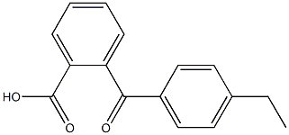 2-[(4-ethylphenyl)carbonyl]benzoic acid Struktur