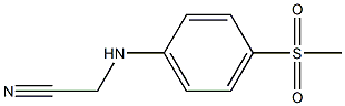 2-[(4-methanesulfonylphenyl)amino]acetonitrile Struktur