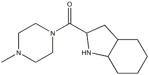 2-[(4-methylpiperazin-1-yl)carbonyl]octahydro-1H-indole Struktur