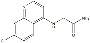 2-[(7-chloroquinolin-4-yl)amino]acetamide Struktur