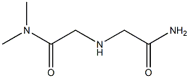 2-[(carbamoylmethyl)amino]-N,N-dimethylacetamide Struktur