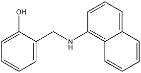 2-[(naphthalen-1-ylamino)methyl]phenol Struktur