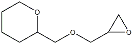 2-[(oxiran-2-ylmethoxy)methyl]oxane Struktur