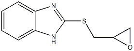 2-[(oxiran-2-ylmethyl)sulfanyl]-1H-1,3-benzodiazole Struktur