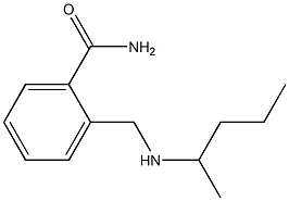 2-[(pentan-2-ylamino)methyl]benzamide Struktur