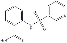 2-[(pyridin-3-ylsulfonyl)amino]benzenecarbothioamide Struktur