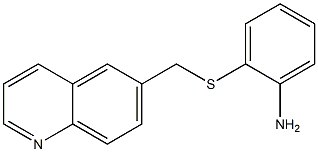 2-[(quinolin-6-ylmethyl)sulfanyl]aniline Struktur