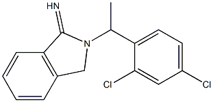 2-[1-(2,4-dichlorophenyl)ethyl]-2,3-dihydro-1H-isoindol-1-imine Struktur