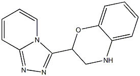 2-[1,2,4]triazolo[4,3-a]pyridin-3-yl-3,4-dihydro-2H-1,4-benzoxazine Struktur