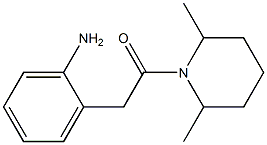 2-[2-(2,6-dimethylpiperidin-1-yl)-2-oxoethyl]aniline Struktur