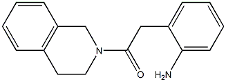 2-[2-(3,4-dihydroisoquinolin-2(1H)-yl)-2-oxoethyl]aniline Struktur