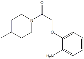 2-[2-(4-methylpiperidin-1-yl)-2-oxoethoxy]aniline Struktur