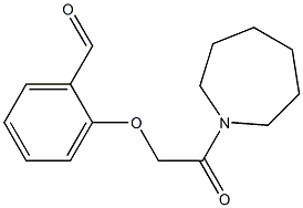 2-[2-(azepan-1-yl)-2-oxoethoxy]benzaldehyde Struktur