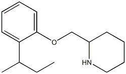 2-[2-(butan-2-yl)phenoxymethyl]piperidine Struktur