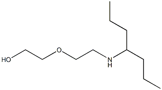 2-[2-(heptan-4-ylamino)ethoxy]ethan-1-ol Struktur