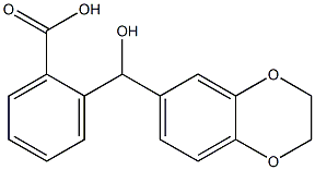 2-[2,3-dihydro-1,4-benzodioxin-6-yl(hydroxy)methyl]benzoic acid Struktur