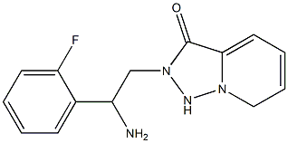 2-[2-amino-2-(2-fluorophenyl)ethyl]-2H,3H-[1,2,4]triazolo[3,4-a]pyridin-3-one Struktur