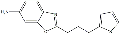 2-[3-(thiophen-2-yl)propyl]-1,3-benzoxazol-6-amine Struktur