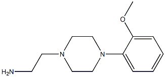 2-[4-(2-methoxyphenyl)piperazin-1-yl]ethanamine Struktur