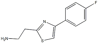 2-[4-(4-fluorophenyl)-1,3-thiazol-2-yl]ethanamine Struktur