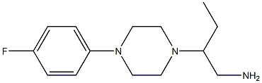 2-[4-(4-fluorophenyl)piperazin-1-yl]butan-1-amine Struktur