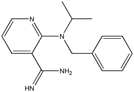 2-[benzyl(isopropyl)amino]pyridine-3-carboximidamide Struktur