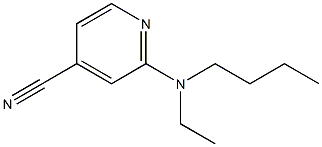 2-[butyl(ethyl)amino]isonicotinonitrile Struktur