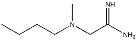 2-[butyl(methyl)amino]ethanimidamide Struktur