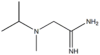 2-[isopropyl(methyl)amino]ethanimidamide Struktur