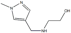 2-{[(1-methyl-1H-pyrazol-4-yl)methyl]amino}ethan-1-ol Struktur