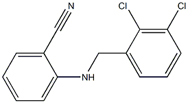 2-{[(2,3-dichlorophenyl)methyl]amino}benzonitrile Struktur