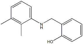 2-{[(2,3-dimethylphenyl)amino]methyl}phenol Struktur