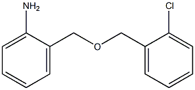 2-{[(2-chlorophenyl)methoxy]methyl}aniline Struktur