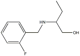 2-{[(2-fluorophenyl)methyl]amino}butan-1-ol Struktur