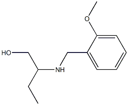 2-{[(2-methoxyphenyl)methyl]amino}butan-1-ol Struktur