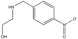 2-{[(4-nitrophenyl)methyl]amino}ethan-1-ol Struktur