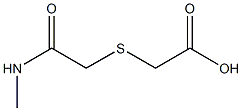 2-{[(methylcarbamoyl)methyl]sulfanyl}acetic acid Struktur