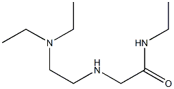 2-{[2-(diethylamino)ethyl]amino}-N-ethylacetamide Struktur