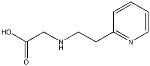 2-{[2-(pyridin-2-yl)ethyl]amino}acetic acid Struktur