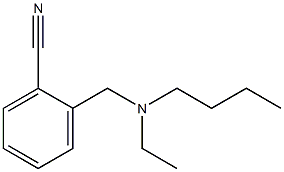 2-{[butyl(ethyl)amino]methyl}benzonitrile Struktur