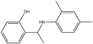 2-{1-[(2,4-dimethylphenyl)amino]ethyl}phenol Struktur