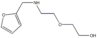 2-{2-[(furan-2-ylmethyl)amino]ethoxy}ethan-1-ol Struktur