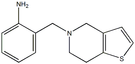 2-{4H,5H,6H,7H-thieno[3,2-c]pyridin-5-ylmethyl}aniline Struktur