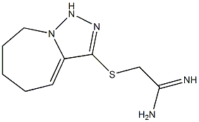 2-{5H,6H,7H,8H,9H-[1,2,4]triazolo[3,4-a]azepin-3-ylsulfanyl}ethanimidamide Struktur