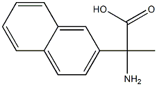 2-amino-2-(2-naphthyl)propanoic acid Struktur